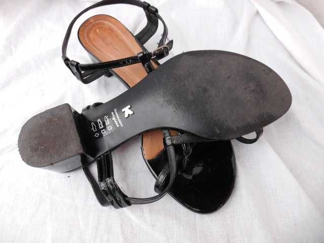 Kazar skórzane sandały- japonki 39