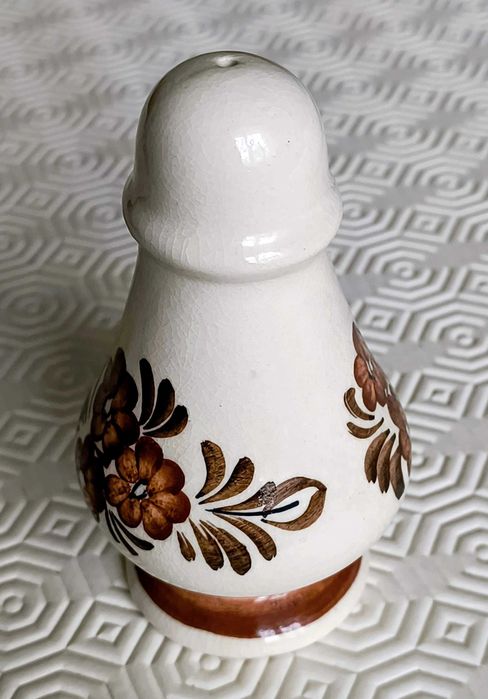 Pojemnik na przyprawy sypkie, fajans Włocławek