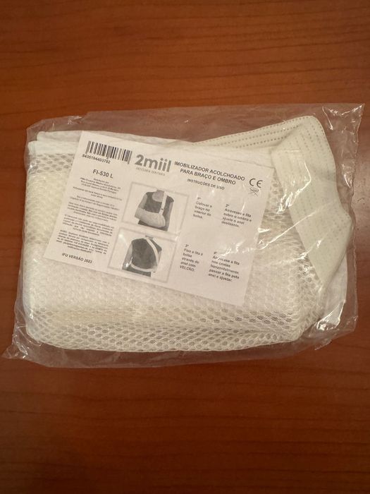 Imobilizador de braço e ombro acolchoado