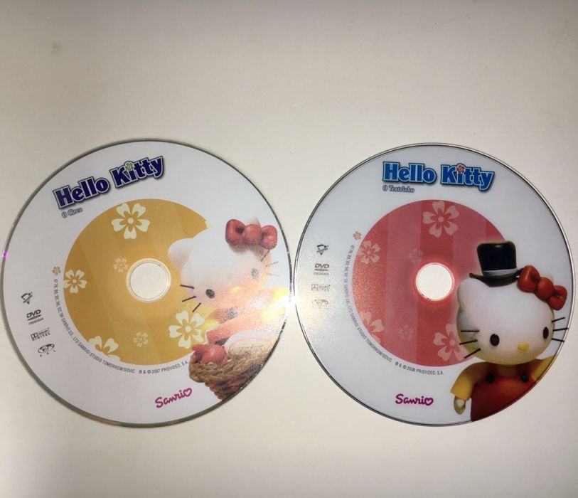 Caixa 2 DVD's Hello Kitty