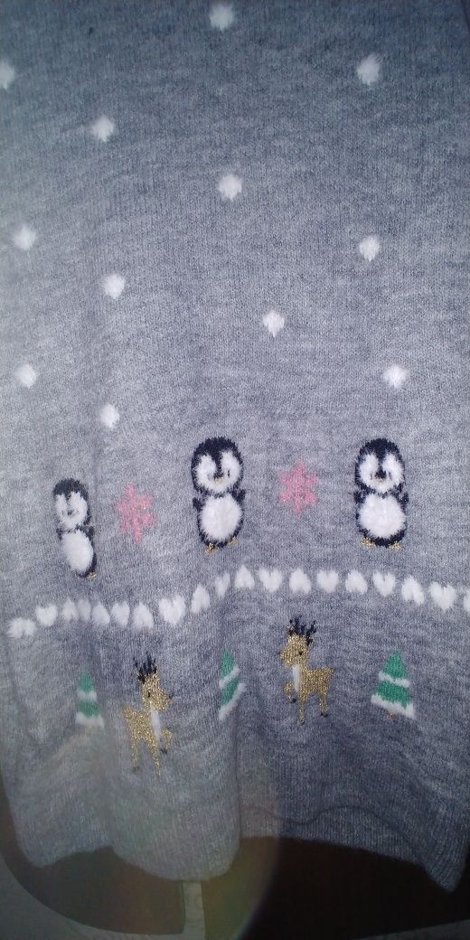 sweter tunika H&M 134