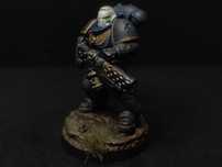 Warhammer 40k. Infernus Marine. Ręcznie malowana figurka.