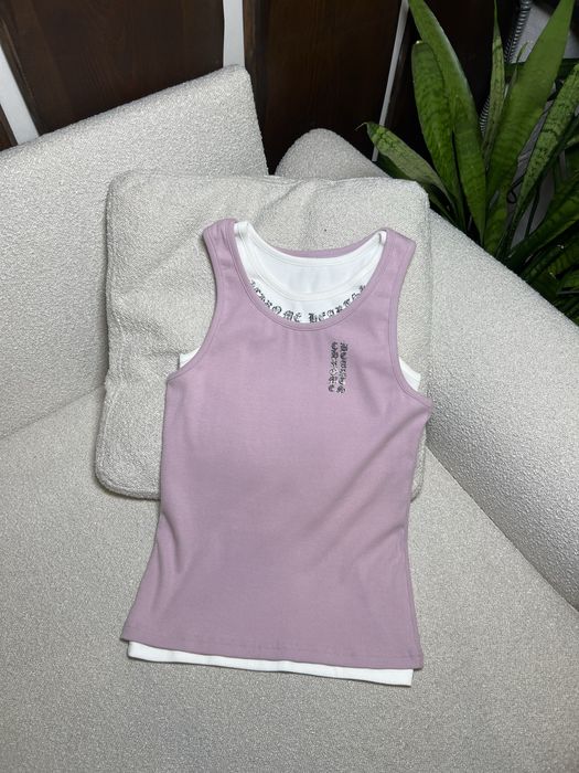 Подвійна майка Chrome Hearts! Розмір S-M! Розпродаж до 90%