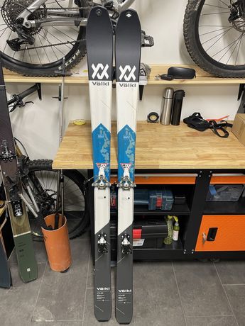 Narty skiturowe Volkl VTA80 163cm - komplet