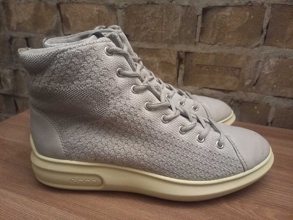 Ботинки кожаные оригинал Ecco Danish soft 3 размер 41.