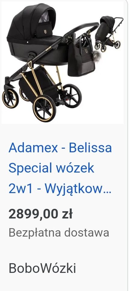 Adamex Belissa Special Edition SE 2w1/3w1.Wysyłka.