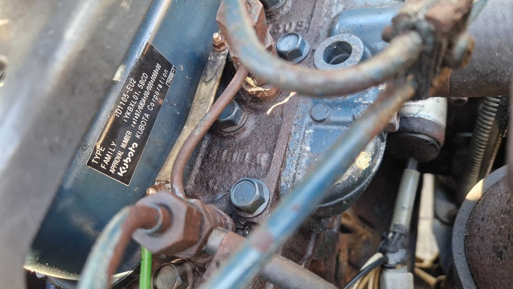 silnik Kubota  D1105-EU2 Moffett pompa hydromatik  wózek podwieszany