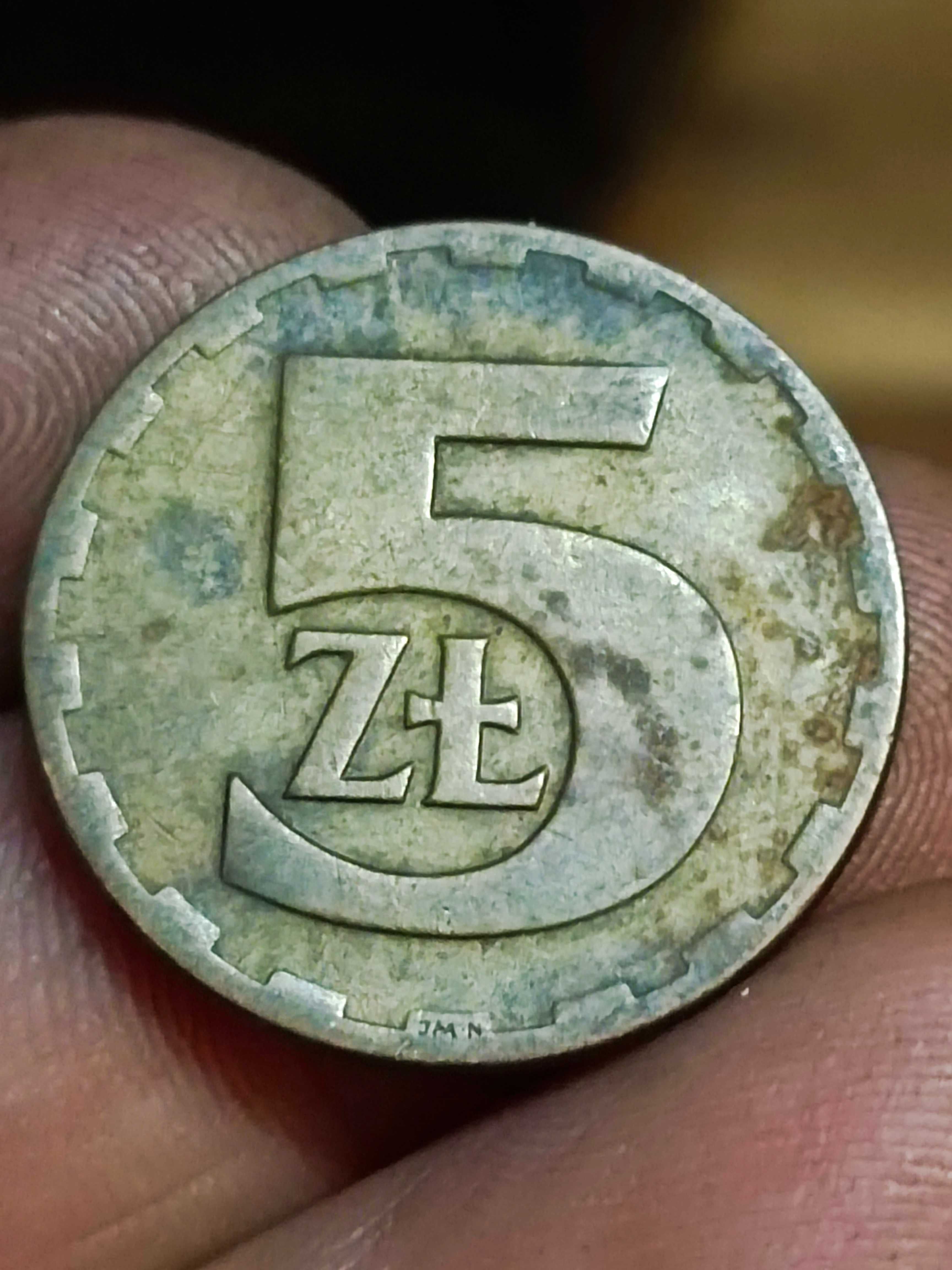 Sprzedam monete 5 zl 1976 bez znaku mennicy