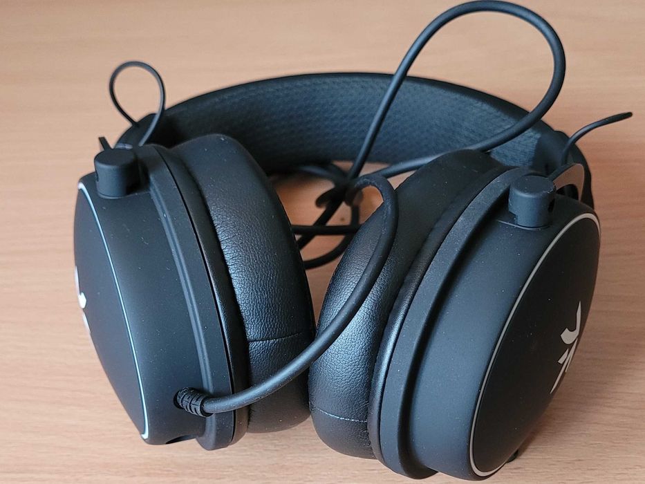 Słuchawki gamingowe Fnatic Gear React z mikrofonem czarne