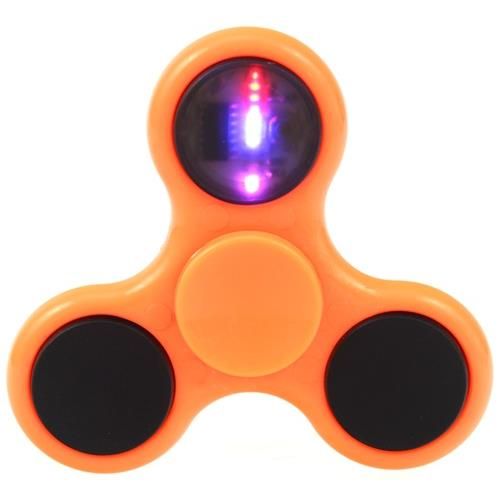 Fidget Spinner LED Hand Spiner Świecący pomarańcz