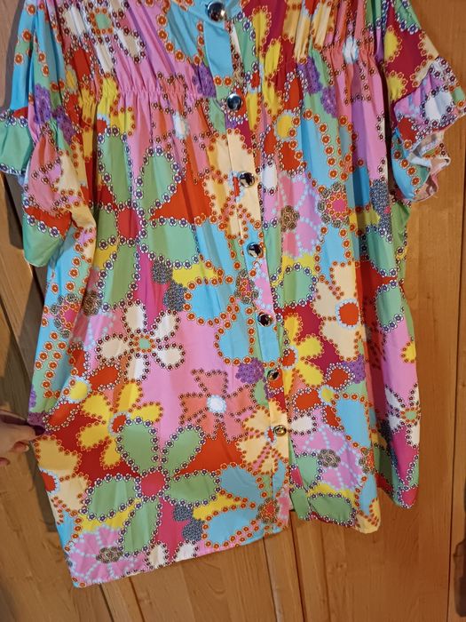 Zwiewna letnia sukienka oversize