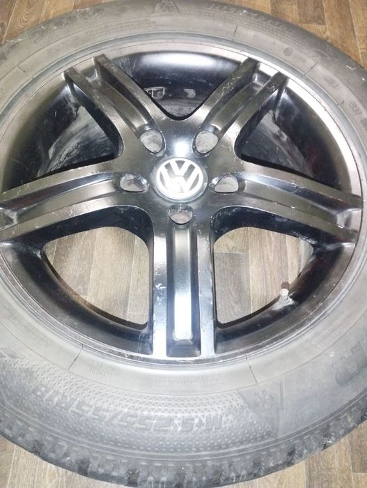 Титан диски с зимней  резиной  255/55 R18  109T,  разболтовка 5*130