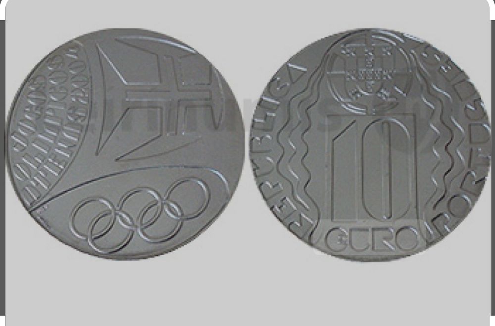 Moeda comemorativa prata - Jogos Olímpicos Atenas