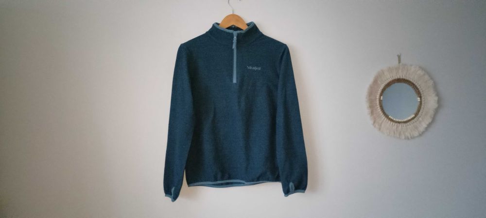 Polar bluza niebieski zamek rozmiar M 38 dłuższy rękaw Vikafjell