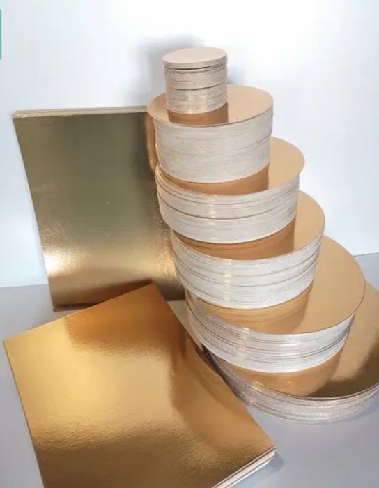 Підкладка для торта золото/срібло