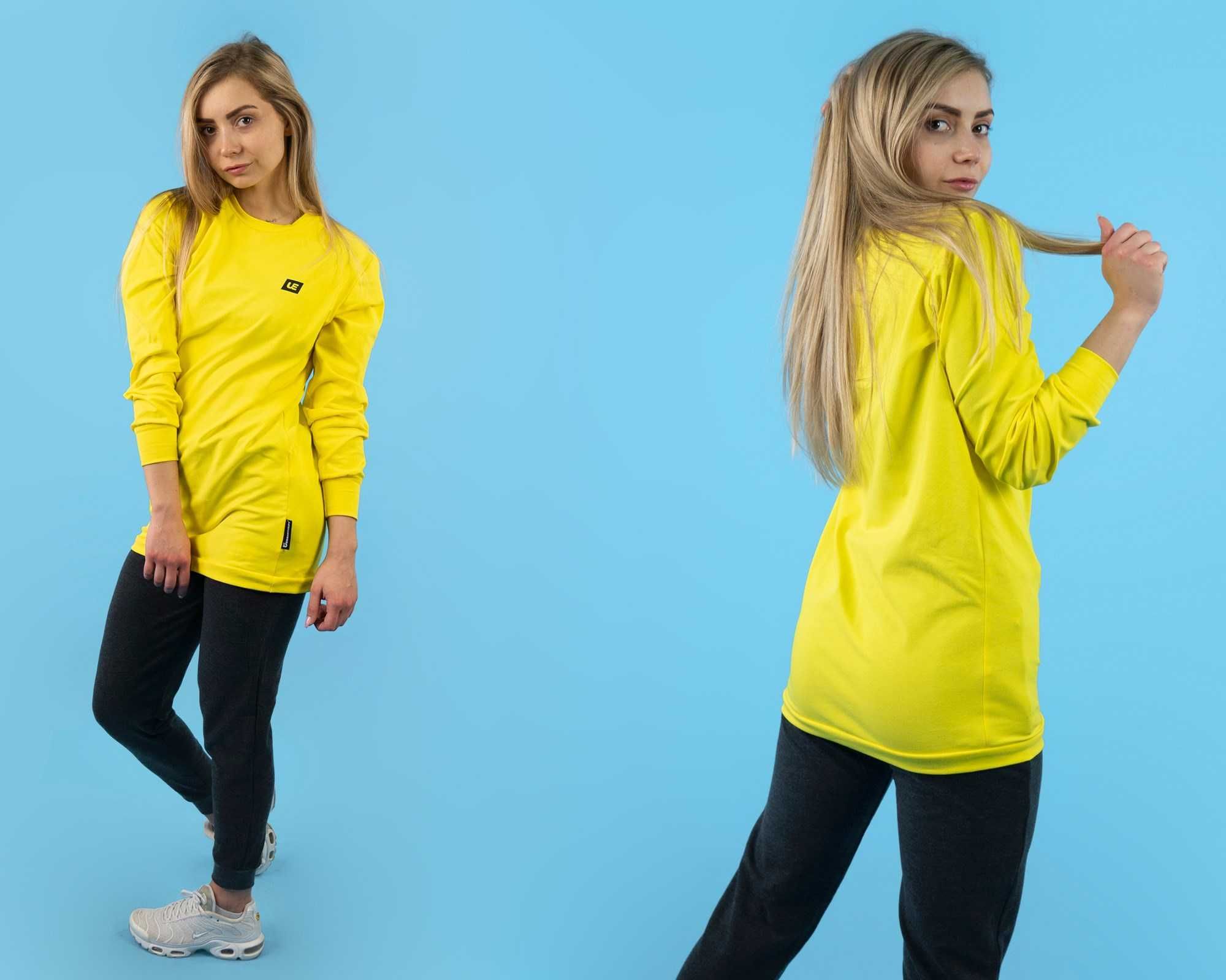 BLUZA ŻÓŁTA S Long unisex Street wear WYPRZEDAŻ -70% KATOWICE