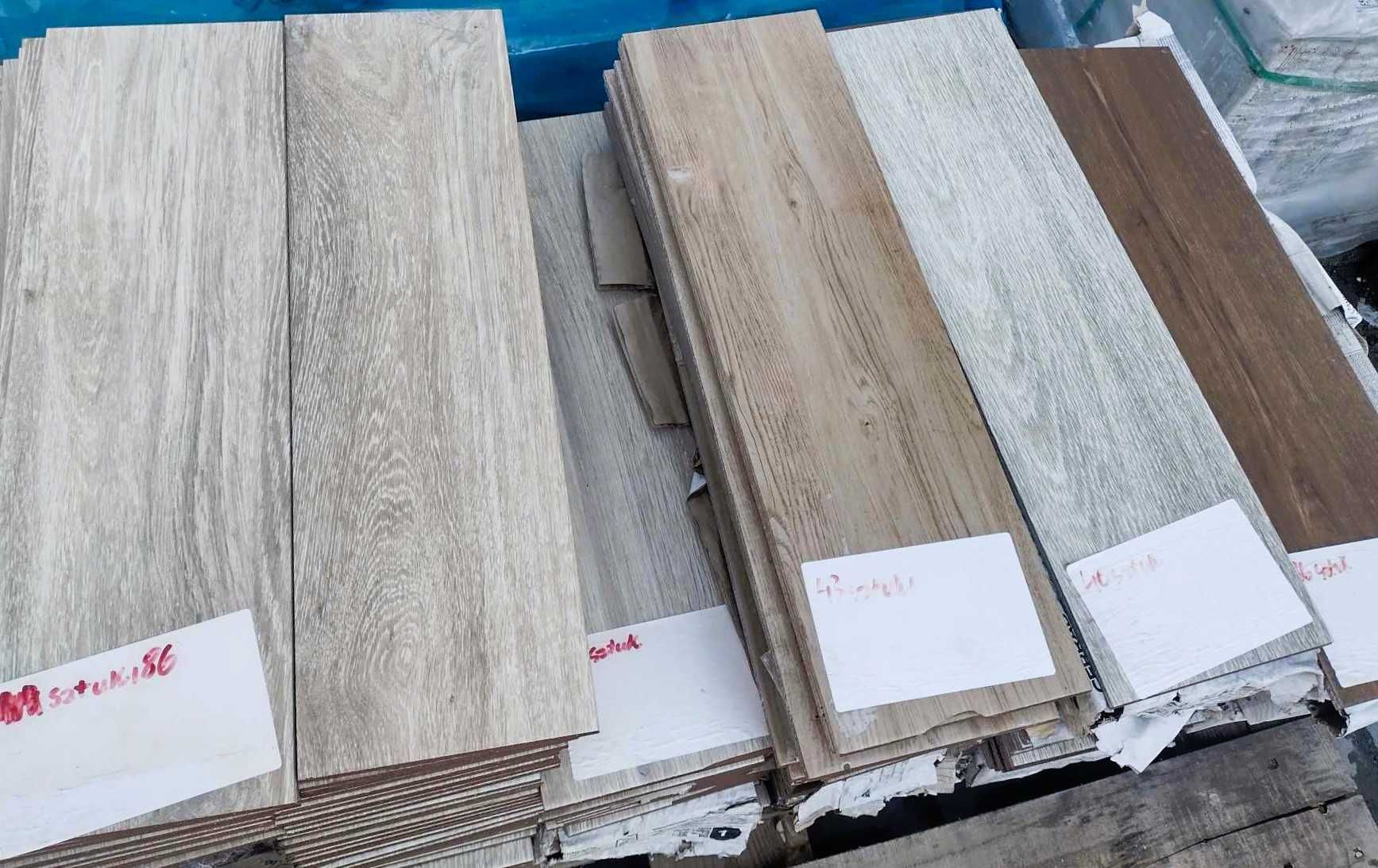 Płytki Drewnopodobne 60x17,5 cm miks końcówek