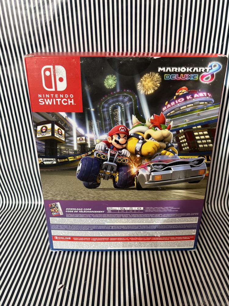 Консоль Nintendo Switch Oled Red/Blue + Mario Kart 8 Deluxe