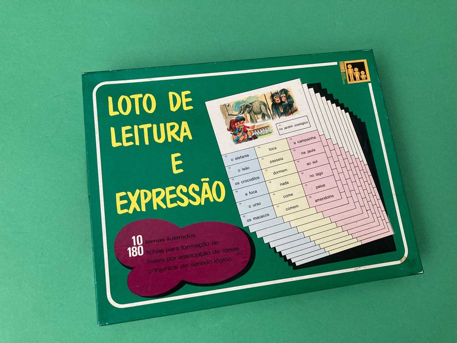 Raro Loto de Leitura e Expressão Escola Primária Anos 80