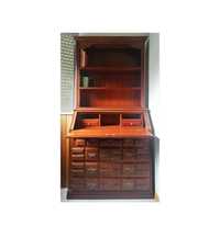 Escrivaninha (secretária) com alçado e cómoda, 4 gavetas grandes