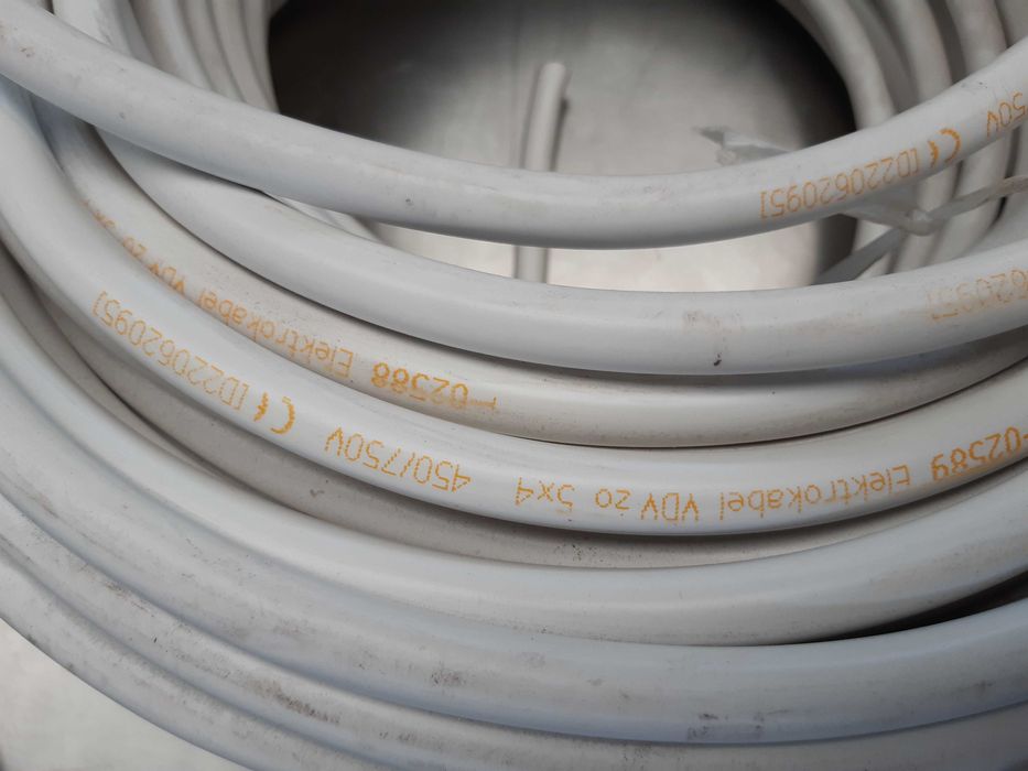 Przewód kabel 4x35  rj45 skrętka  2x0.5 5x1.5  5x4 drut-linka