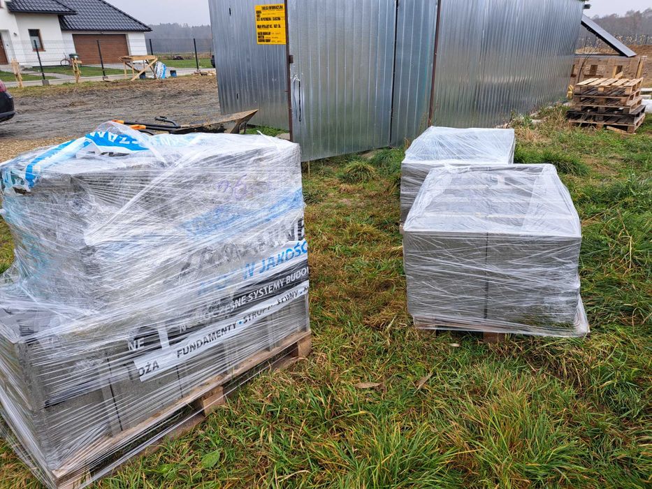 Pustak szalunkowy szary keramzyt Czamaninek 24/37,5/24 cm