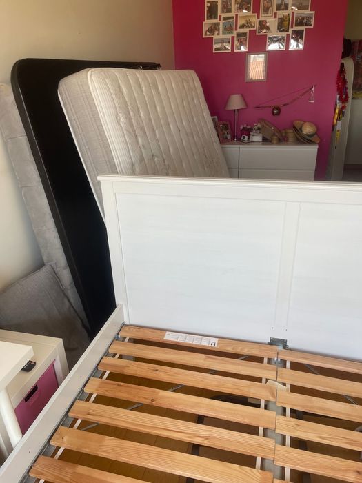 Cama king size branca