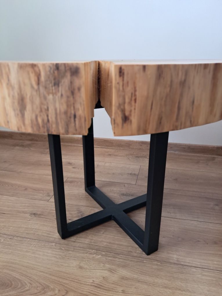 Stolik dębowy styl loft