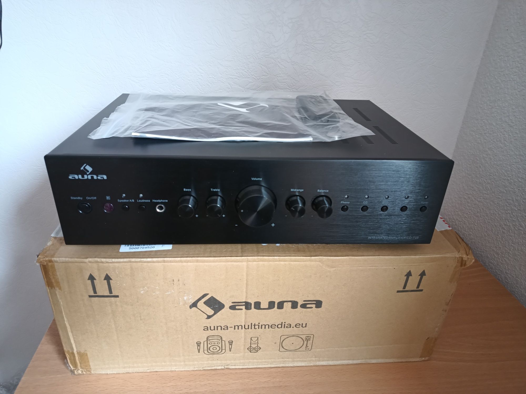 HiFi стерео підсилювач Auna 10008981 Гарантія З Німеччини.

новий 
ці