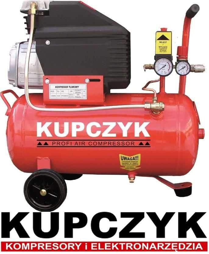 Kompresor Sprężarka 24L Kupczyk FL 24 245L/min