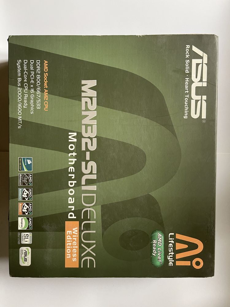 Комплект плата Asus m2n32-sli deluxe wireless edition AM2 Am2+ AM3