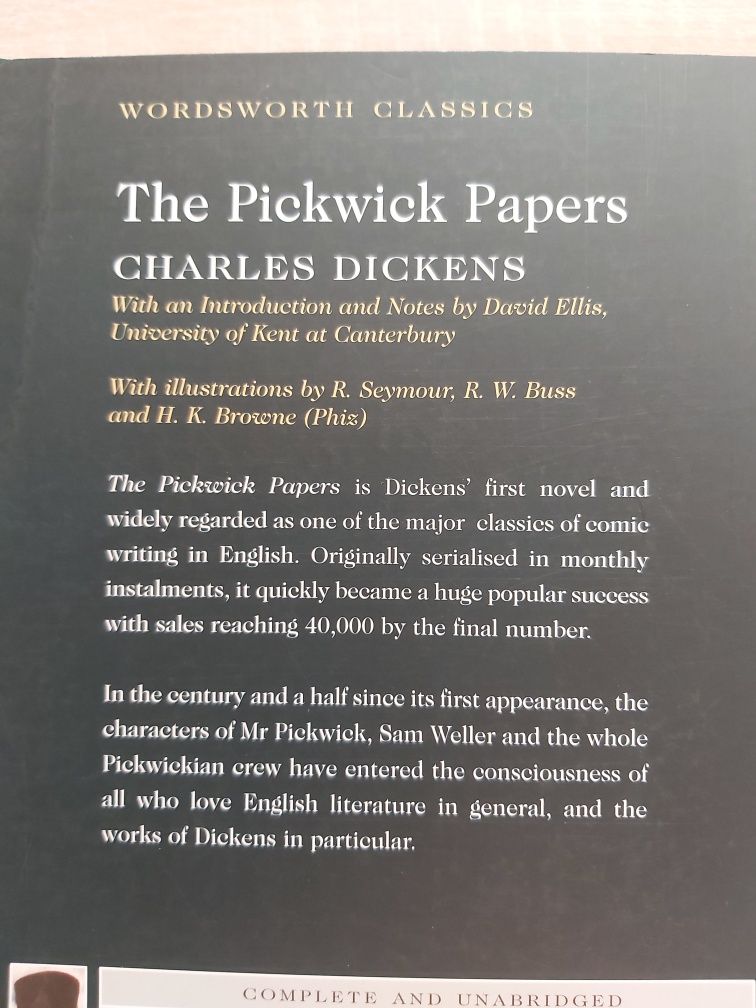 Charles Dickens - The Pickwick Papers (po angielsku)