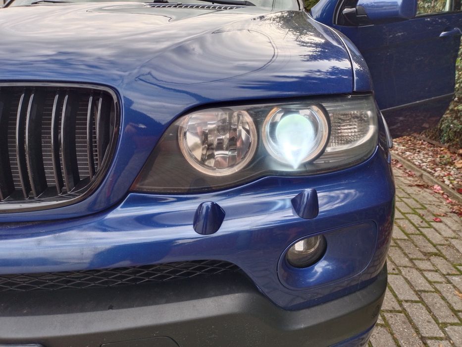 Komplet lamp przód przednie xenon BMW X5 e53 lift Europa