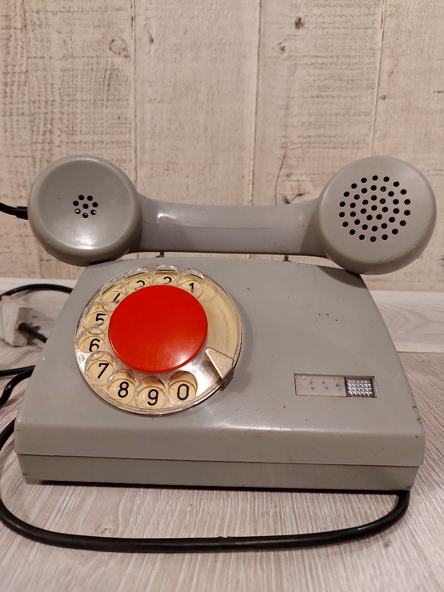 Telefon stacjonarny tarczowy PRL 70/80