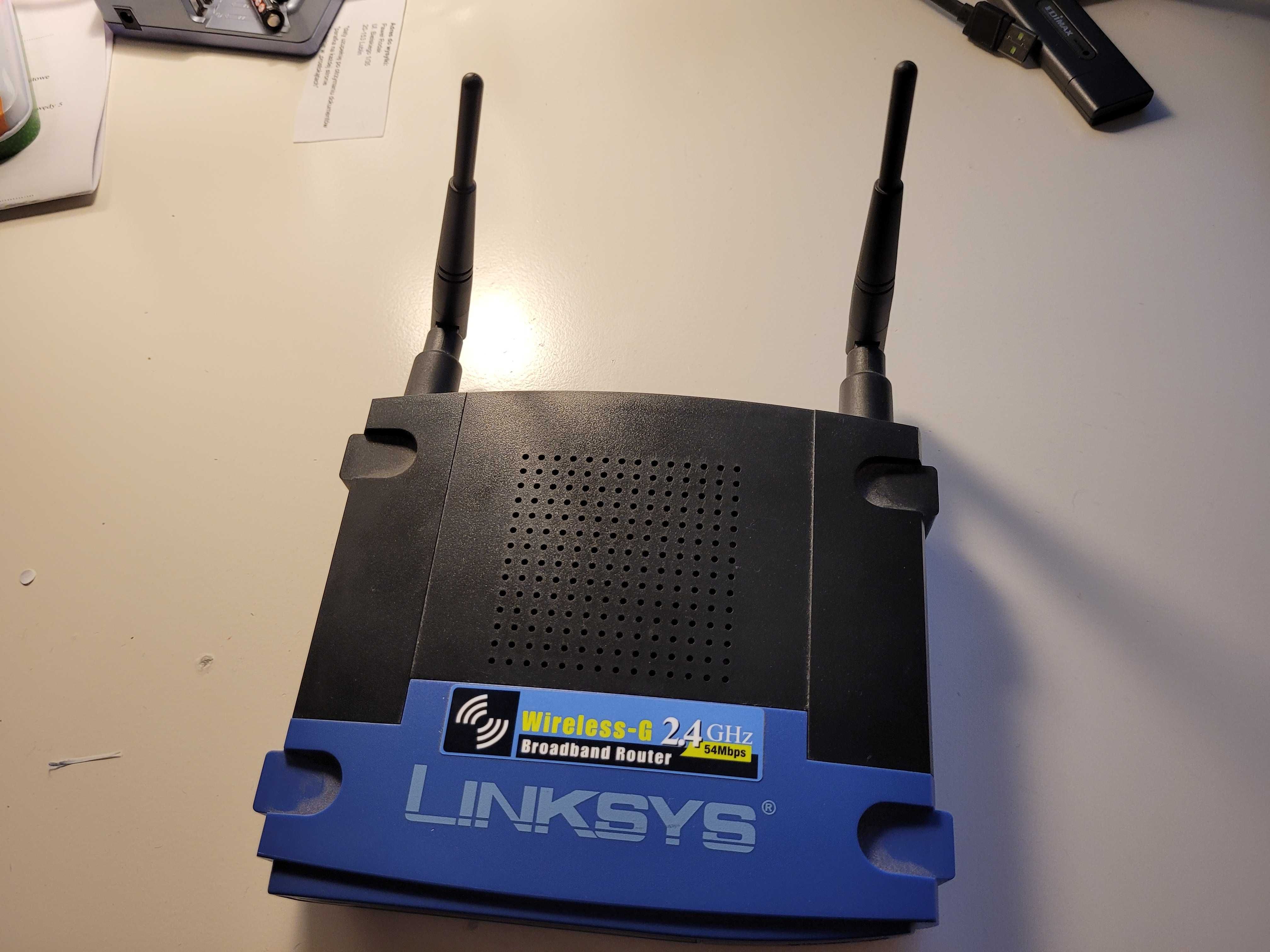 Router WI-FI Linksys WRT54GL obsługuje v1.1. TOMATO