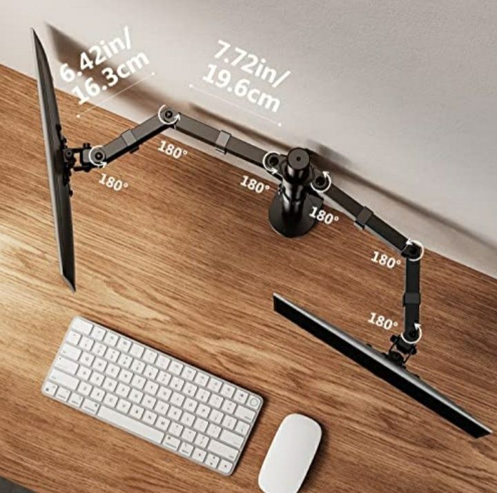 Uchwyt stojak do 2 monitorów 13-32"ErGear