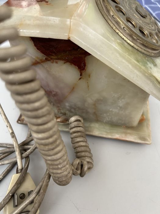 Telefone antigo marmore italiano