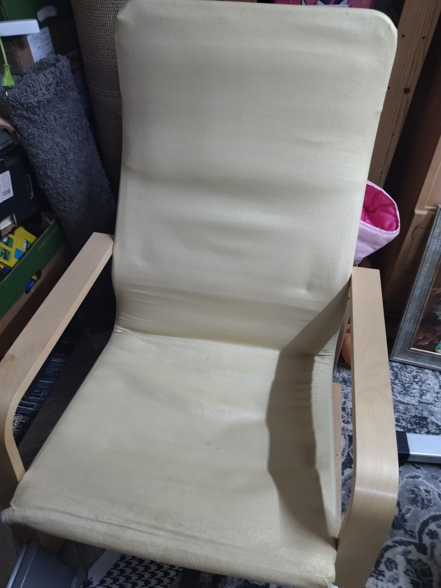 Fotel Ikea bujany płozy