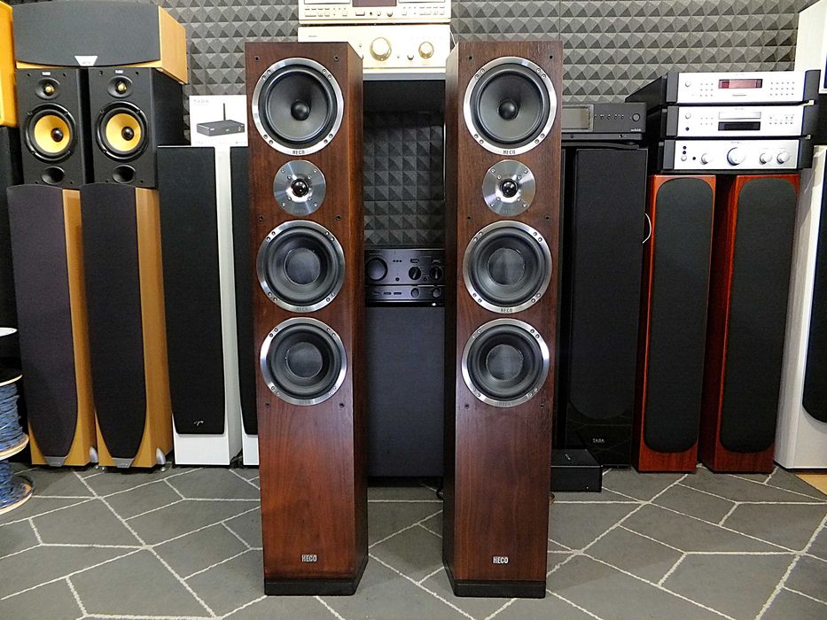 Eleganckie kolumny głośnikowe HECO ELAN 700 / lepsze od Celan