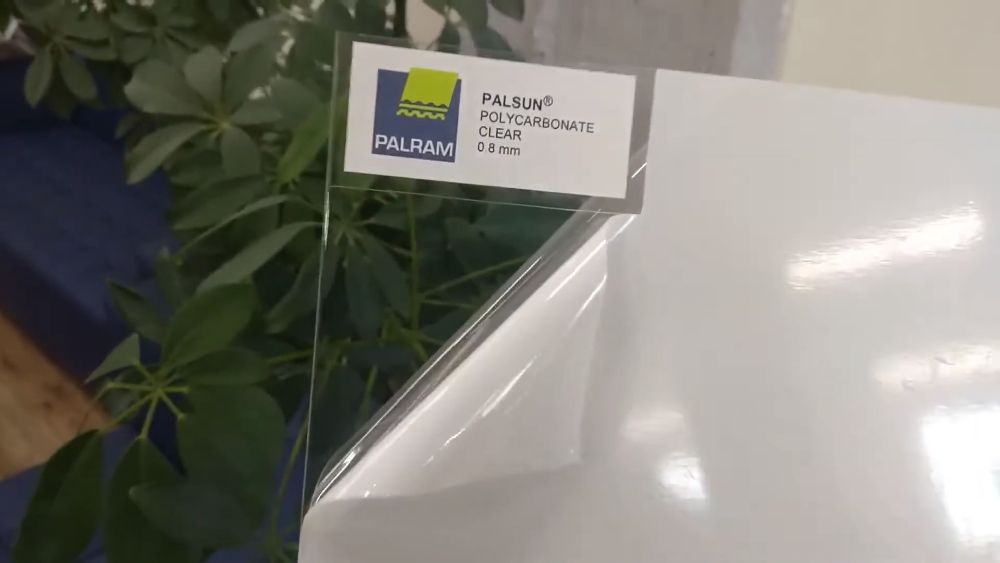 Тонкий монолітний полікарбонат Palsun 0.8 та 1.0 мм (Англія)