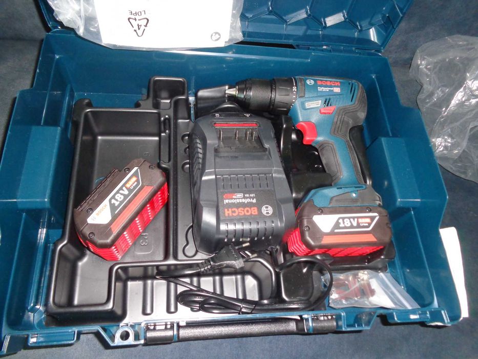 Wiertarko-wkrętarka Bosch GSR 18V-50 L-box136 2x5Ah