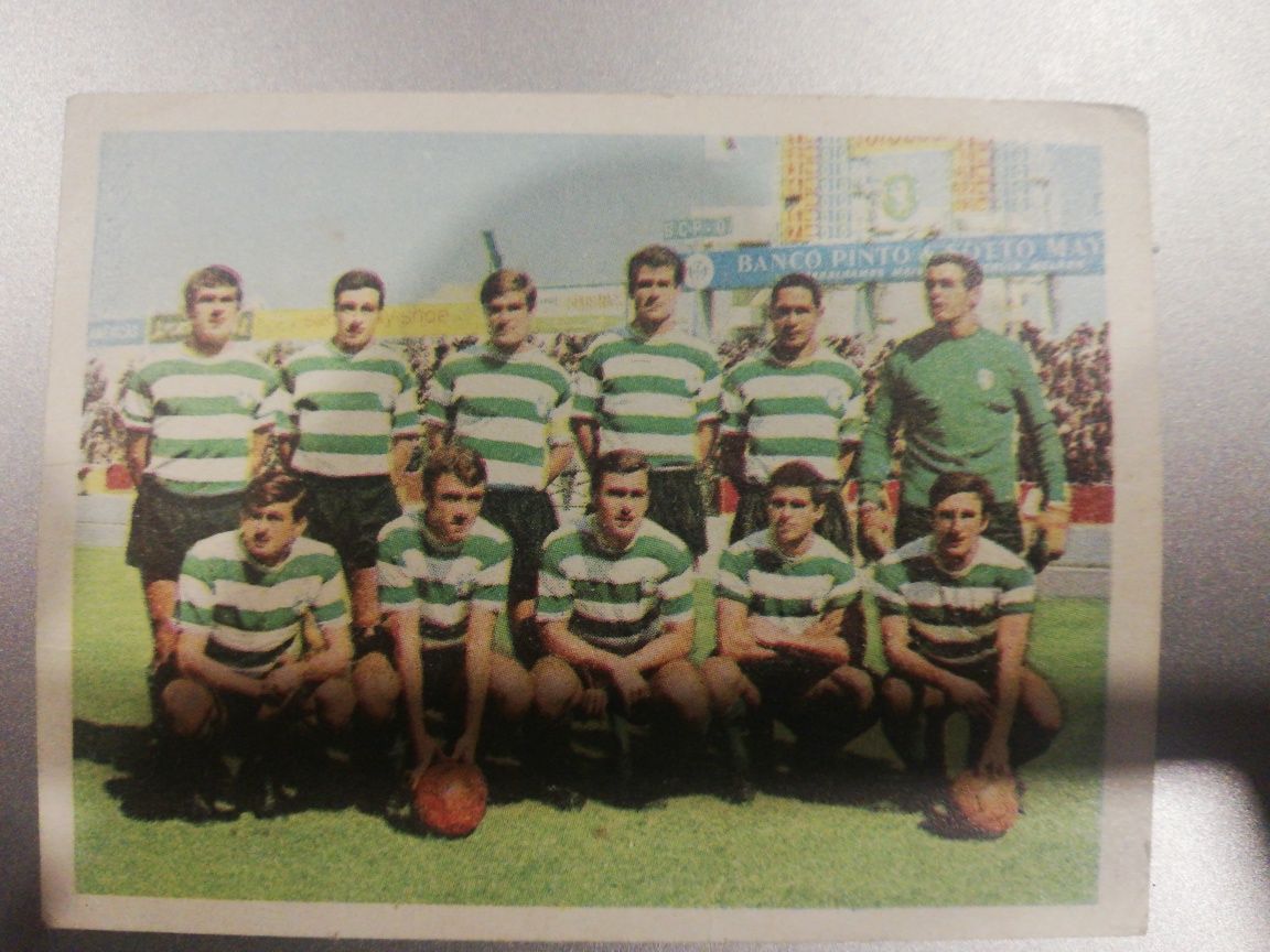 Cromo da equipa do SPORTING, 1967/68