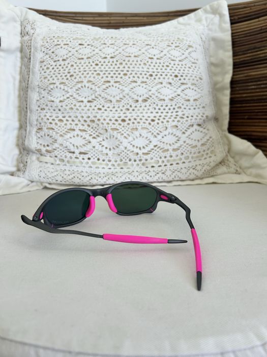 Óculos juliet cinza e rosa (metal)