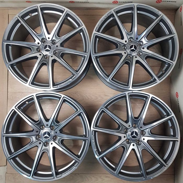 Диски НОВІ Оригінал Різноширокі Mercedes AMG R20 5x112 W222 W212 W213