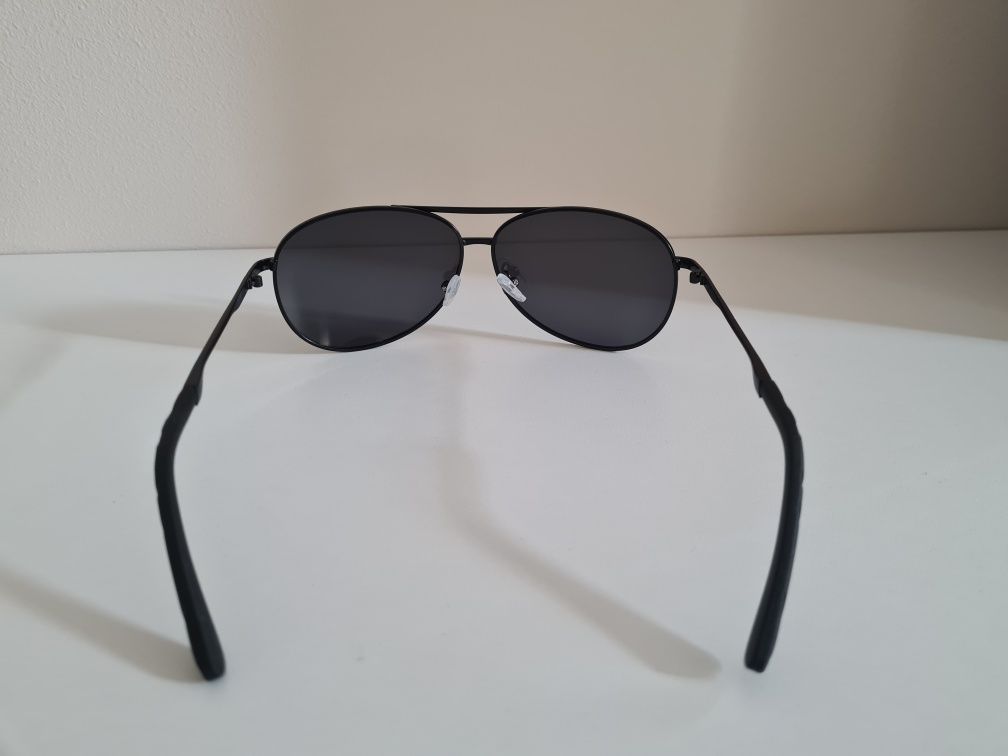 Nowe Męskie Okulary Polaryzacyjne przeciwsłoneczne UV400 Czarne Złote