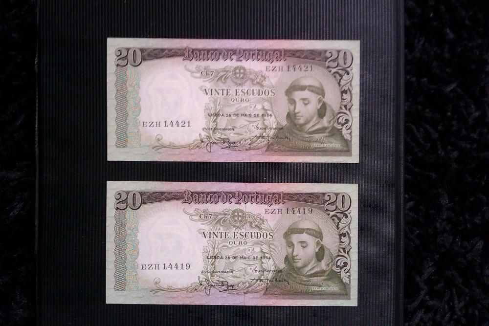 Lote de 18 notas muito bem conservadas!