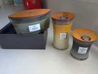 NOVO Velas de luxo WoodWick originais