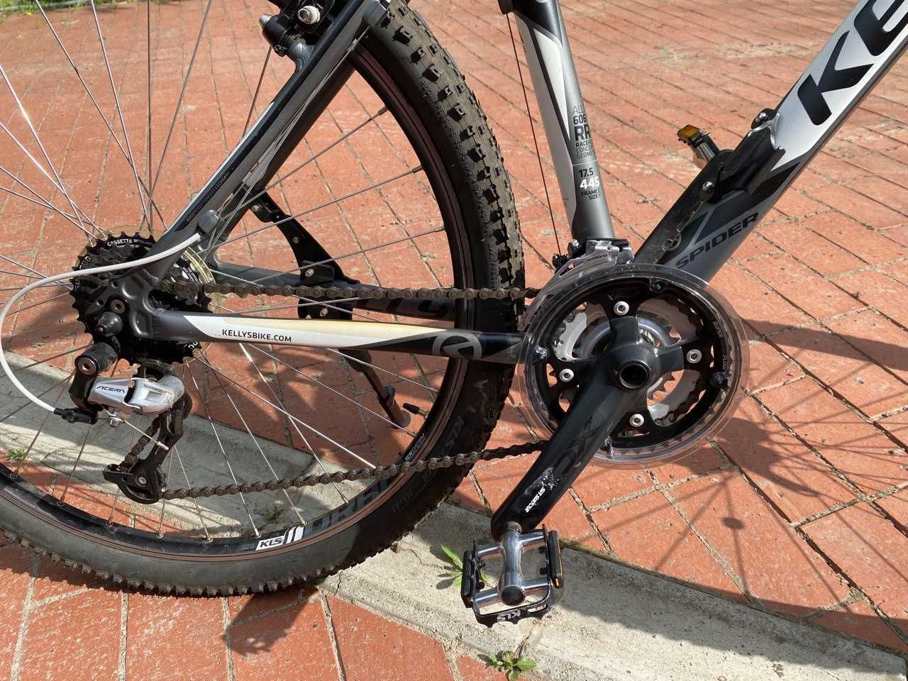 Велосипед Kellys Spider Gray, колеса 27.5, рама 17.5" (445 мм)
