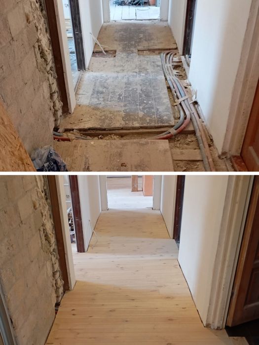 Cyklinowanie podłogi , układanie