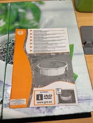 Estrutura para piscina com parede de aço 300 x 120 cm sem lona